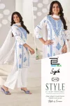 Sypik By Blue Hills Rayon Thread Work Kurti With Bottom Dupatta 